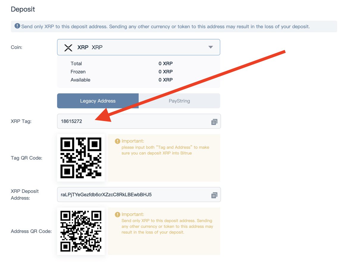 allthemoney's tweet photo. @alnic96 @BitrueOfficial XRP ARMY, Please SHARE!!!!!!
The XRP will go to the exchanges default XRP Wallet if you FORGET your XRP Tag. NEVER forget the tag. https://t.co/a57uErihnf