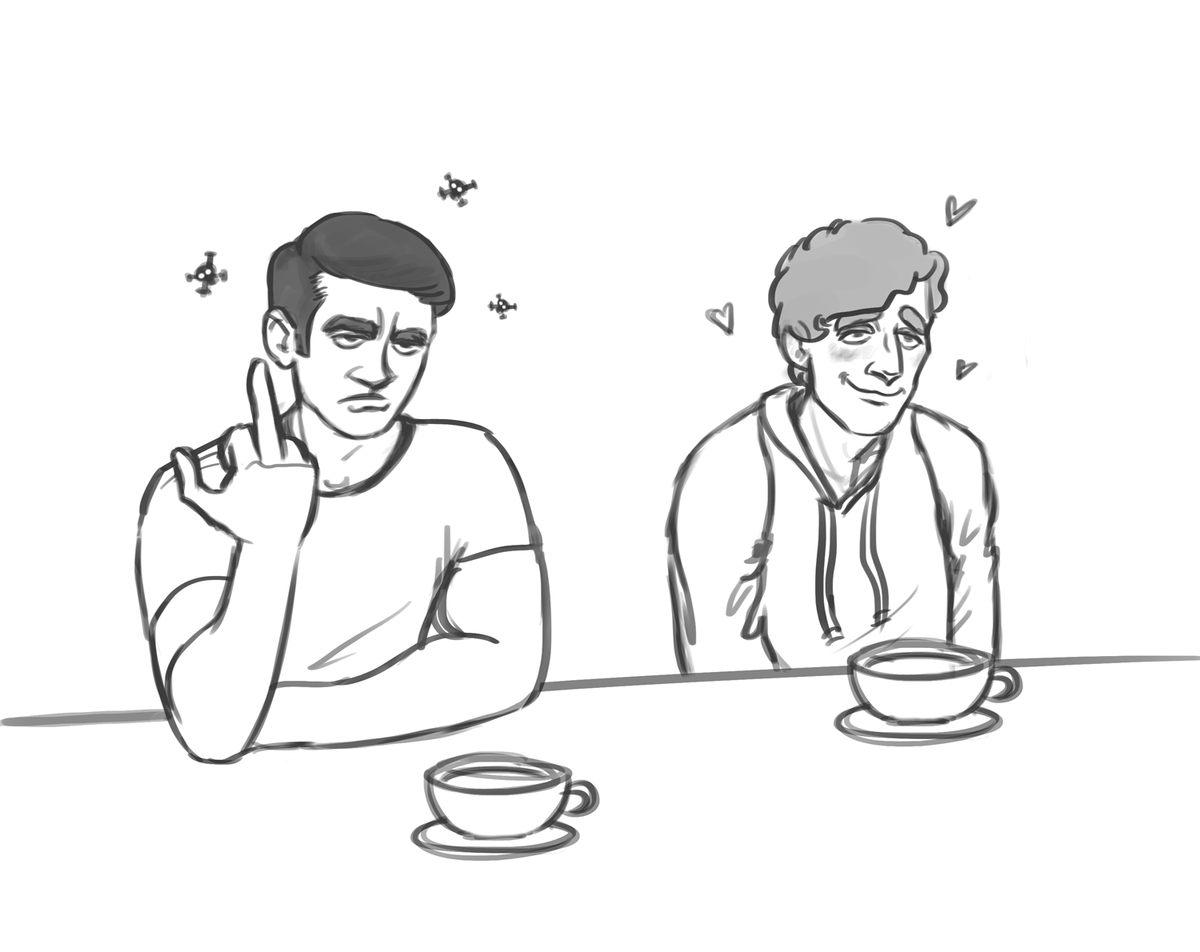 frizzyriccio's tweet photo. My winter exchange gift for @dil_delada ๐๐
Coffee Shop AU
#siliconvalleyhbo #dinfoyle #jarrich https://t.co/K2zCGqqcHu