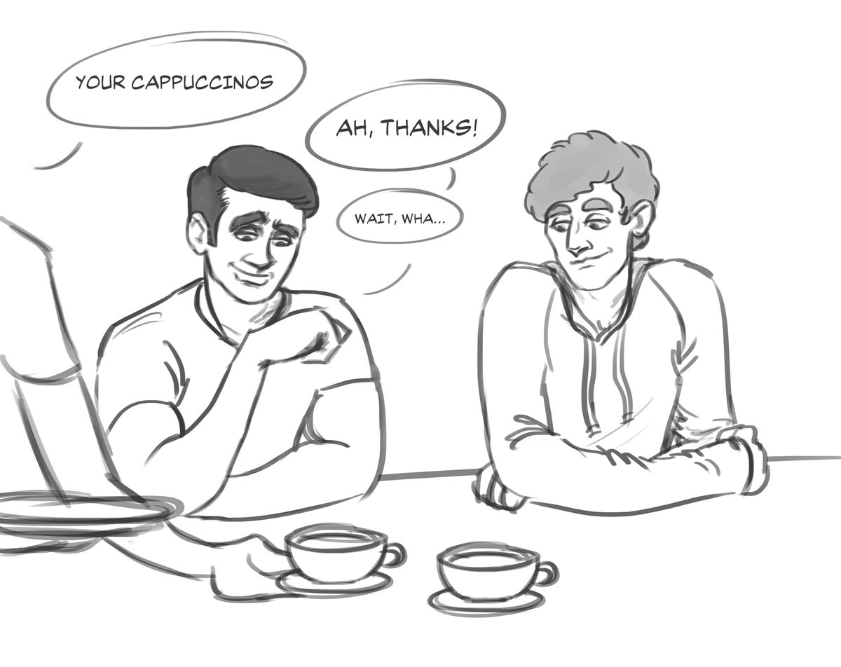 frizzyriccio's tweet photo. My winter exchange gift for @dil_delada ๐๐
Coffee Shop AU
#siliconvalleyhbo #dinfoyle #jarrich https://t.co/K2zCGqqcHu