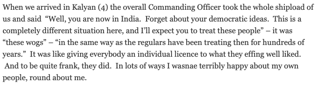 To his horror, Walter Morrison learned that the soldiers were actually expected to treat the Indians as if they're not people. Being a person of moral character, Walter did his best to stop the worst impulses. He would be locked up for this.