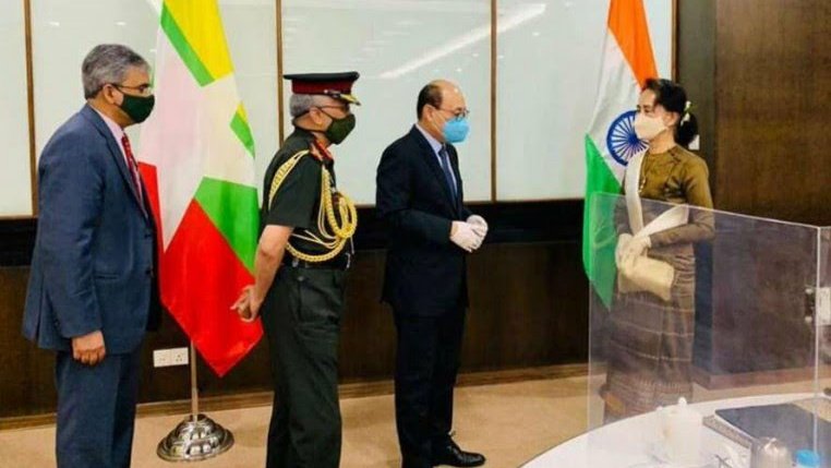 • Oct 4-5 : MyanmarGen. Naravane along with foreign secretary, held talks on strengthening "cooperation in areas of mutual interest".Also to be noted is that the visit came in the backdrop of Bangladesh requesting us to play an active role in the Rohingya Crisis.