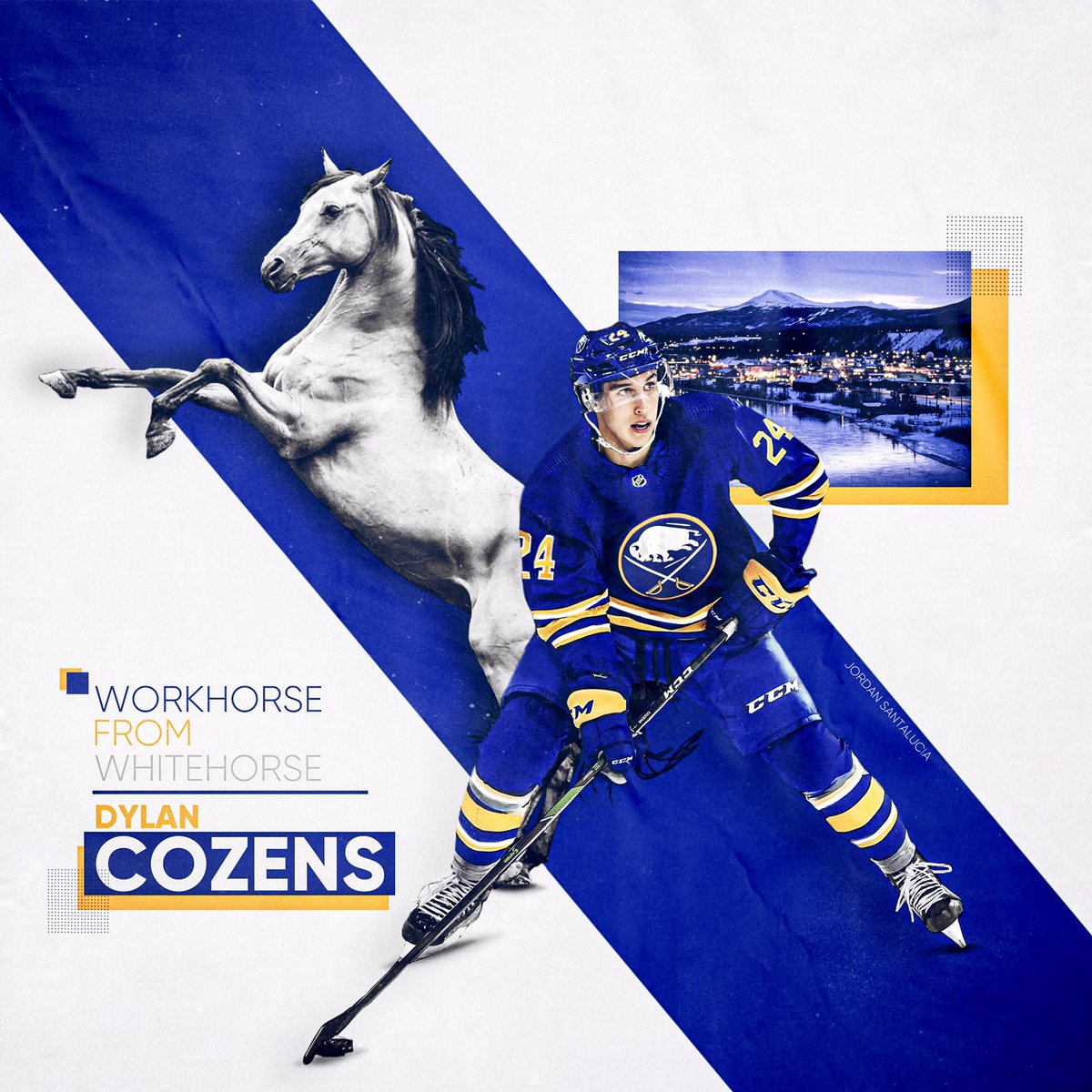 The Workhorse from Whitehorse 
#Sabres #WorldJuniors