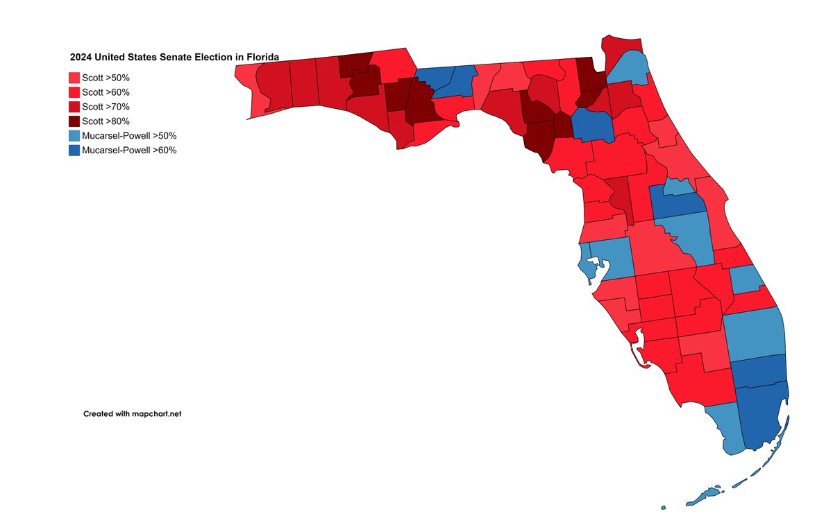 MarcelloDiMaio's tweet photo. Today the new Congress officially begins. I wanted to honour Debbie Mucarsel-Powell, one of my favourite congresswomen (I look forward to see what she'll do next!). This is the outcome of her 2024 Senate race against Rick Scott. #Wikipedia #ElectionTwitter https://t.co/ff7YuORsCf