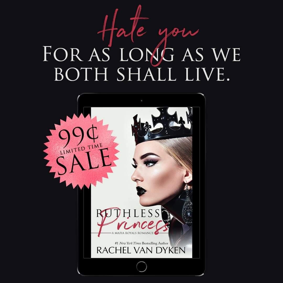 CatreenaW's tweet photo. 👑#RuthlessPrincess, an emotional mafia romance from @RachVD is on sale for just 99⍧! 77p 👑
https://t.co/dSpLO7QGXD
 
#MafiaRoyals #MafiaRomance #RachelVanDyken #Sale #BullyRomance #RomanticSuspense #EnemiesToLovers #RVDMafiaLove #RVDBlogger #GetRuthlessWithRVD
@JillSava https://t.co/VlL52BNEYE