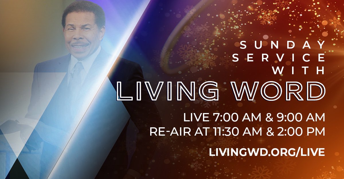 Tune in now for Sunday Morning Worship Service LIVE! livingwd.org/live #LWCCOnline