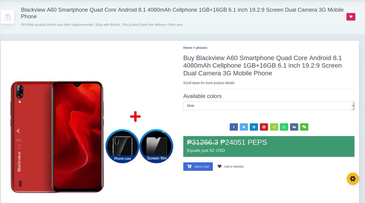 🚀Buy products at the world's largest store that accepts #Altcoins #PEPSHIP

-> Freight #free
-> 5% discount on any product buying with #PEPS
-> International products

#PEX #DeFiNews $BTC $TRX $DASH <a href="/justinsuntron/">H.E. Justin Sun 👨‍🚀 (Astronaut Version)</a> @rambrissi <a href="/cz_binance/">CZ 🔶 BNB</a> <a href="/VitalikButerin/">vitalik.eth</a>

pepship.com/show.php?i=372