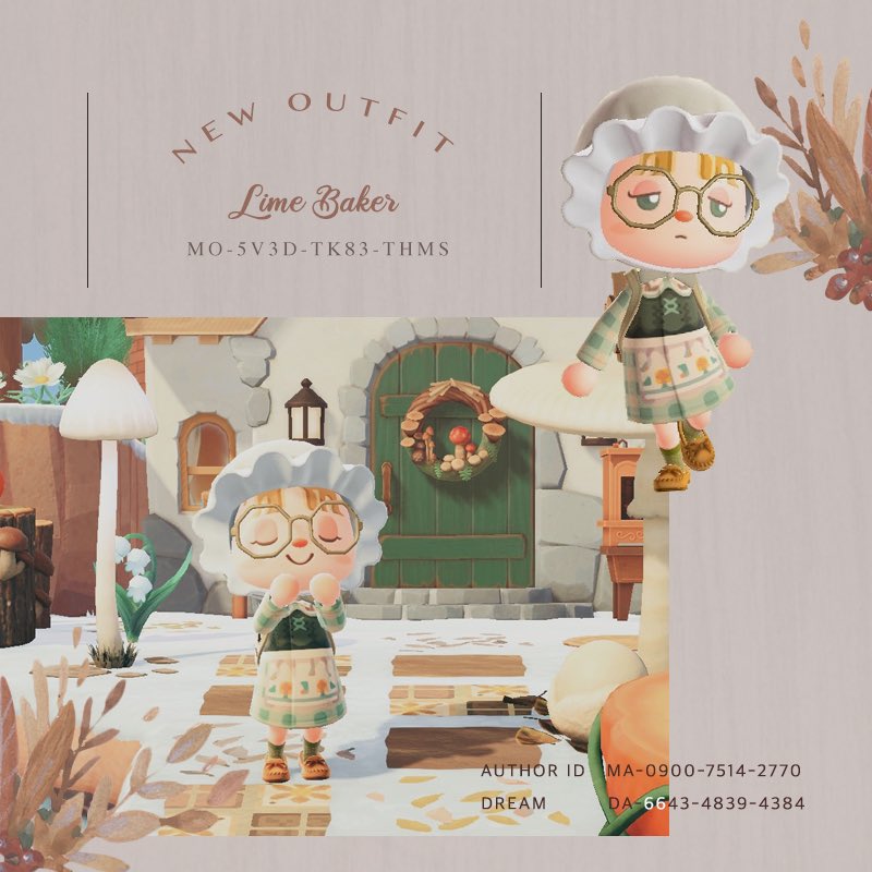 heiheicrossing's tweet image. New clothing🪵Dungaree and Baker Dress🍂

#acnh #ACNHDesign #ACNHDesigns