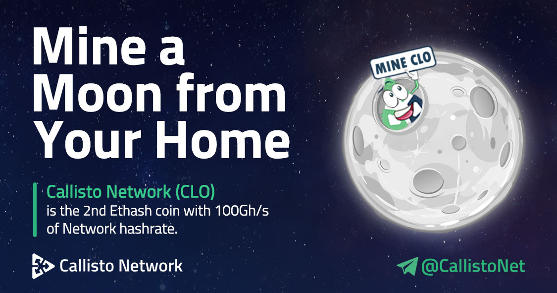 FushumaChain's tweet photo. After 3 halvings, Callisto Network is still strongly supported by miners ⛏

With a Nethash of 100 Gh/s, Callisto is the 2nd #Ethash coin 🤩

Check out the $CLO mining pools and join our miners' community!

🌐 https://t.co/n83wzUvmFD

#CryptoMining #PoW #Ethereum #Altcoins https://t.co/d5sMoTwDS7
