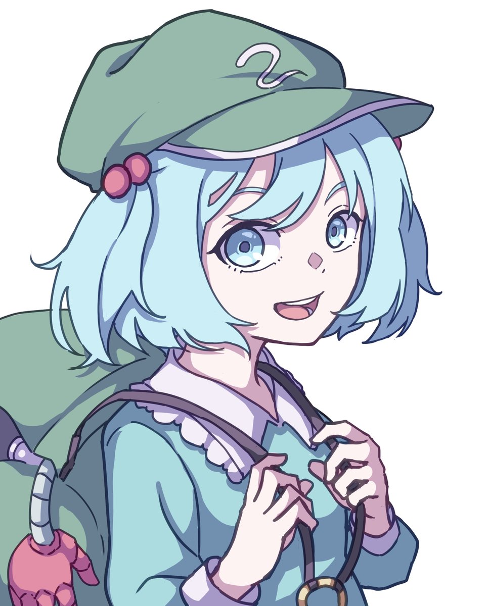 河城にとり 「#深夜の真剣お絵描き60分一本勝負 
にとり 」|かめぱすたのイラスト