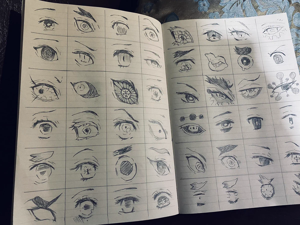 鬼滅の刃のキャラは全員目の描き方が違う？実際に模写した結果！