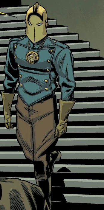 Not merely content with showing how this line of fiction could fail, Morrison shows how toxic this strain of fiction is, actively highlighting the ways it breaks the superhero while implicitly highlighting some of the racial implications. (Note Doc Fate's costume.)