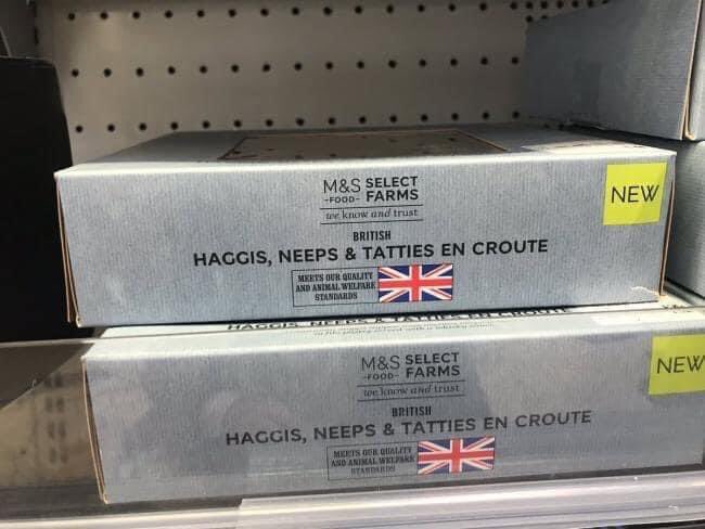 And so it begins.  Shame on you @marksandspencer. Even though I live in London, and miss Haggis so much, I would rather starve than eat this. 😡😡😡😡#ScottishHaggis #ScottishProduce #FuckOff