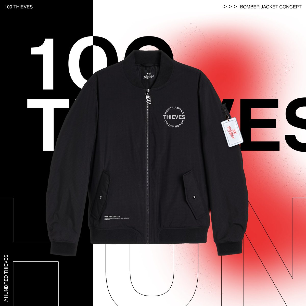 artbyeleven's tweet image. Jacket concepts for @100Thieves