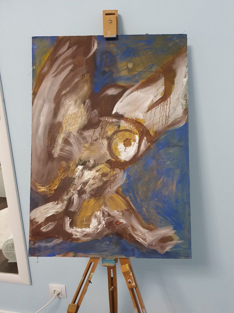 art_ptah's tweet image. Started something NEoWl~
Follow me on instagram, I will be posting more frequent wip updates there 🙌 instagram.com/art.ptah/
#WIP #wipart #Owl #bird #oilpainting #art #painting #paintingoftheday #workinprogress #workingfromhome #artistsontwitter #smallartist #SmallArtistClub