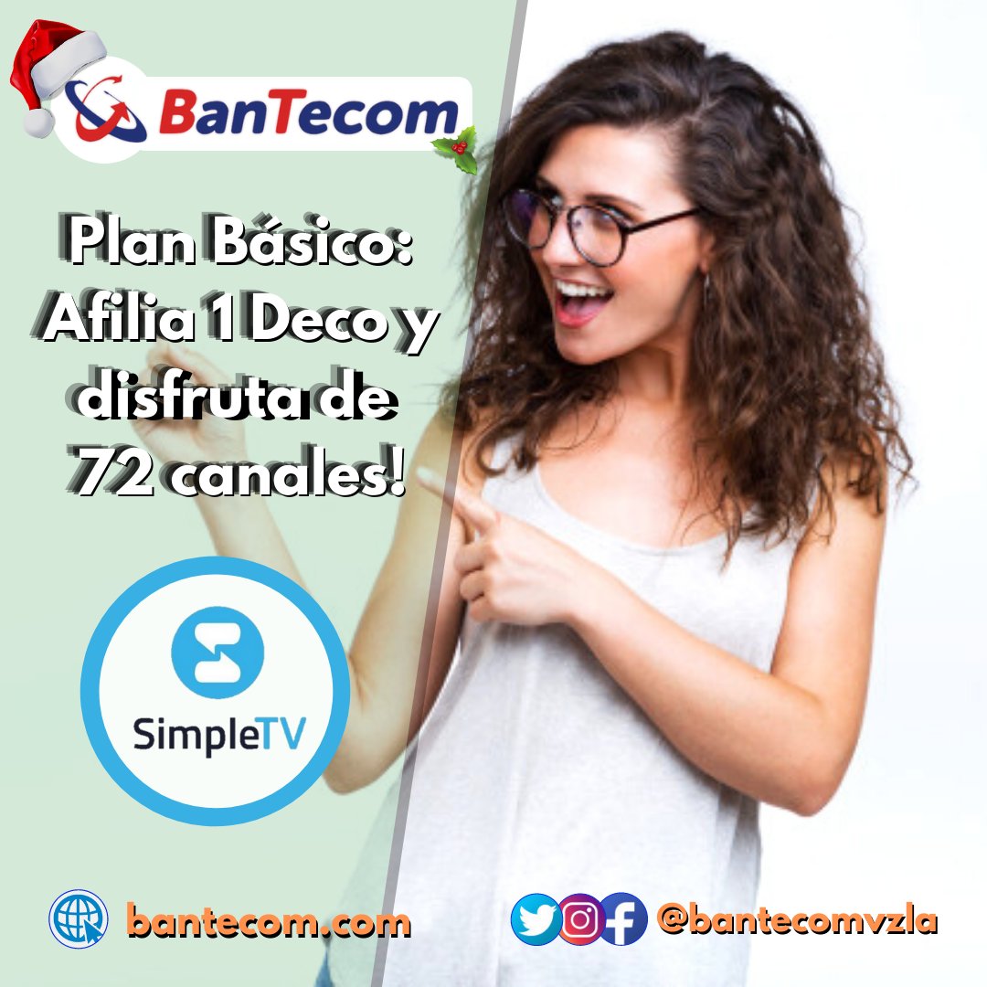 GrupoAvilaCash's tweet photo. Bantecom te trae las recargas para #simpletvve
Sólo necesitas tú número de tarjeta, el comprobante de transferencia y listo! #asidesimple
Puedes pagar por: transferencias, pago móvil y Zelle.
Y aquí te mostramos los planes que Simple TV trae para ti.
#recargasmóviles https://t.co/Pki7FF19le