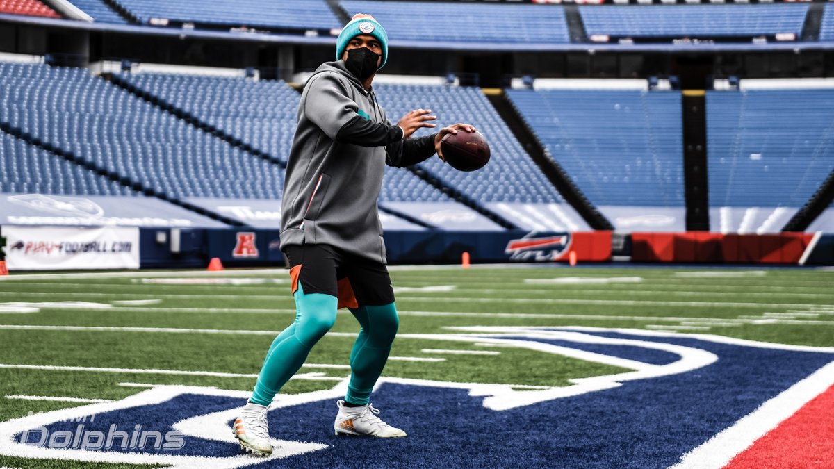 MiamiDolphins's tweet photo. Surveying the scene.

#FinsUp x @Tua https://t.co/HYArsnH0Ob
