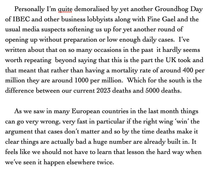 In fact it was so predictable that on Nov 23rd as it became clear the lobbyists were pushing the government into a decision that was a disaster I was quite demoralised. The Nov30 post specially referenced risk takers who would have huge number of contacts based on past behaviour