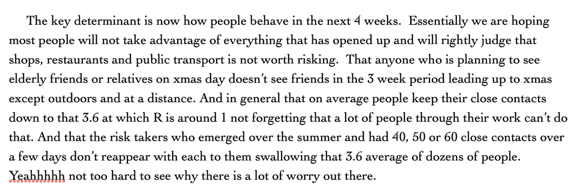 In fact it was so predictable that on Nov 23rd as it became clear the lobbyists were pushing the government into a decision that was a disaster I was quite demoralised. The Nov30 post specially referenced risk takers who would have huge number of contacts based on past behaviour