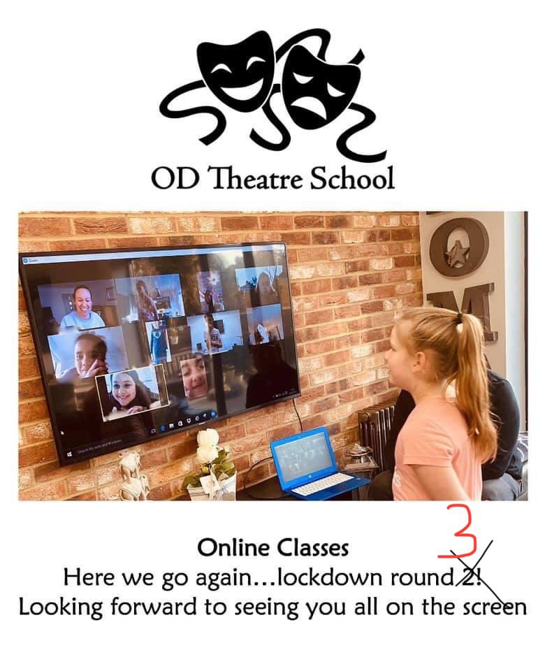 Occasionaldance's tweet photo. OD Theatre School classes are heading back online from Thursday 14th January 2021 following our Tier 4 restrictions.
Links to classes will be emailed out this week.
If you are new and looking to join us please email info@occasionaldance.co.uk for more information. https://t.co/gVOTUHxnCt