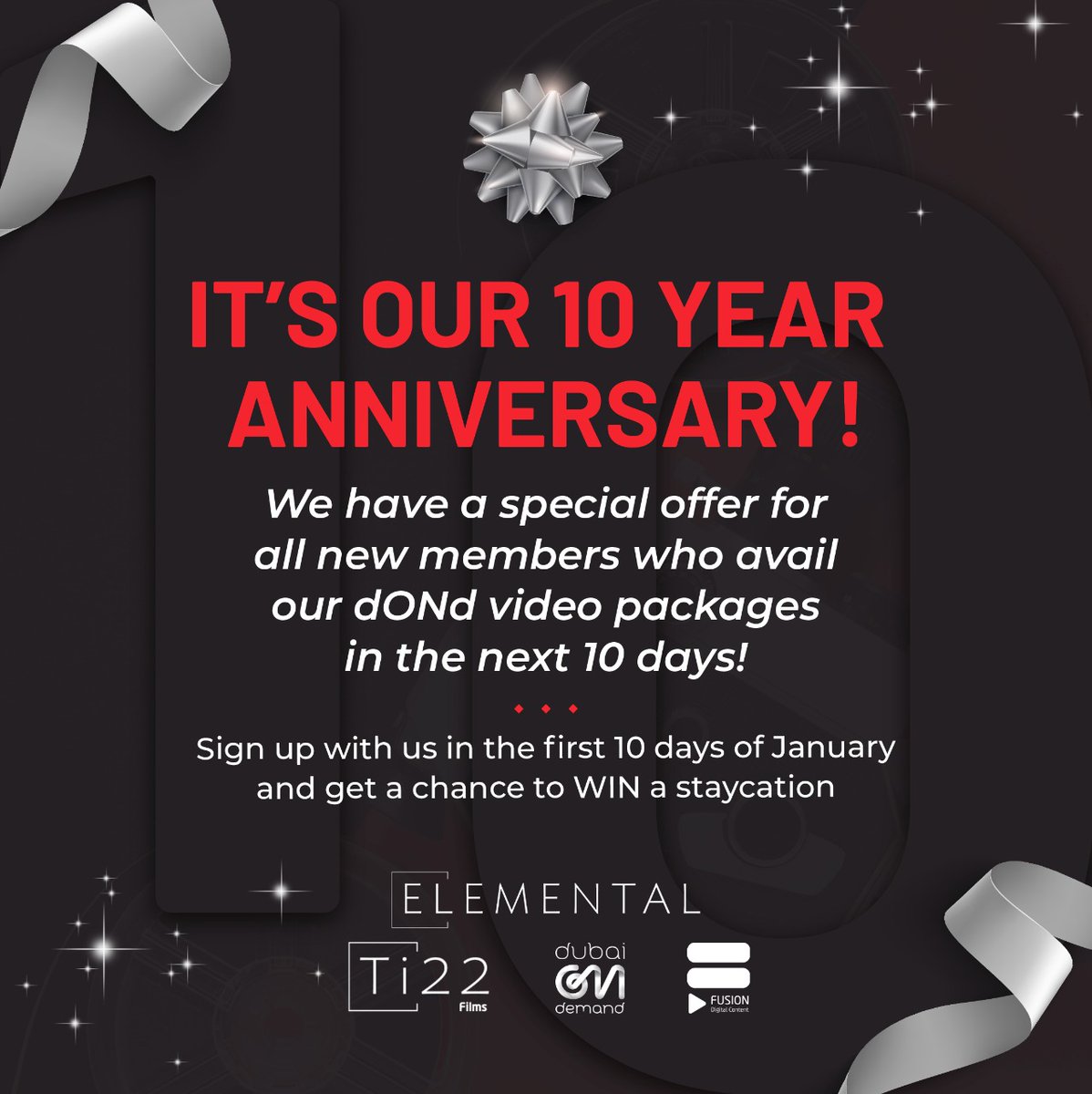 DubaiOnDemand's tweet photo. In celebration of our 10 year anniversary, we are offering all our new members who join us in the next 10 days a chance to WIN a #free #staycation at one of Dubai's newest and trendiest hotels.
 
DM or email us at team@dubaiondemand.com to know more ⭐

#dONd #companyanniversary https://t.co/n992Wxq6qL
