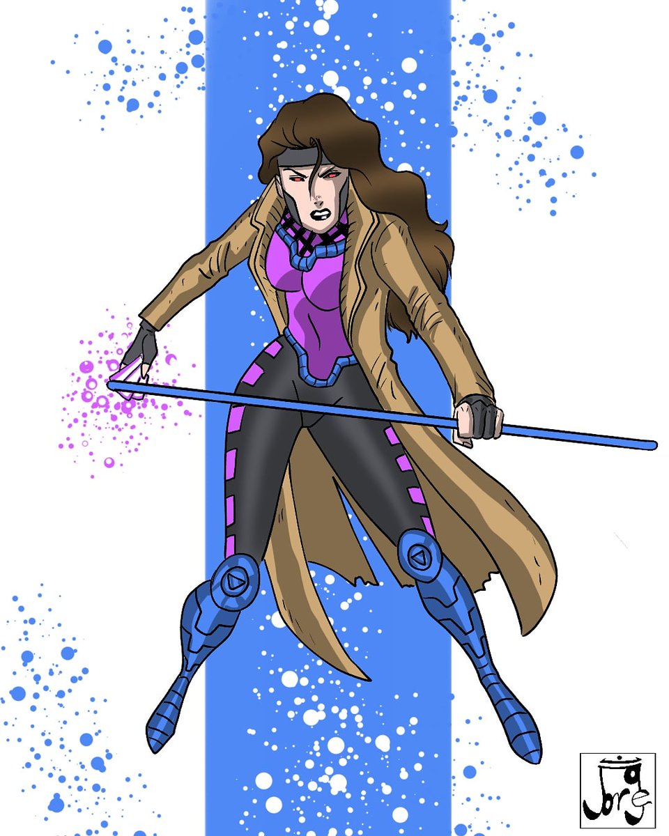 ijorge70's tweet photo. GENDER BENT GAMBIT

#illustration #superheroart  #comicart  #comicsartist #xmen #xmencomics #digitalart https://t.co/g0rjM3Vqka