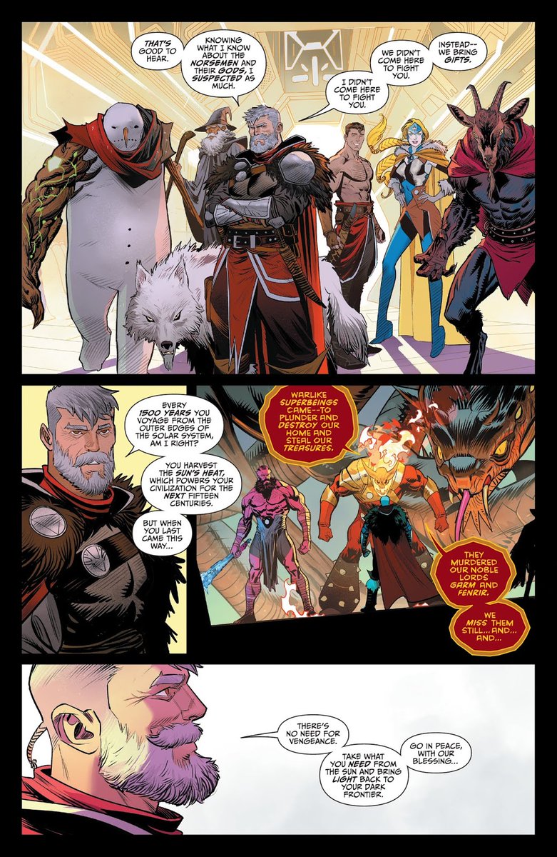 In the back matter for Nameless' trade, they note that gods, for them, are real as ideas and metaphor, and thus believe in all of them. Though that does not necessitate a worship of all of them, as their choice words for the Norse Pantheon demonstrate.