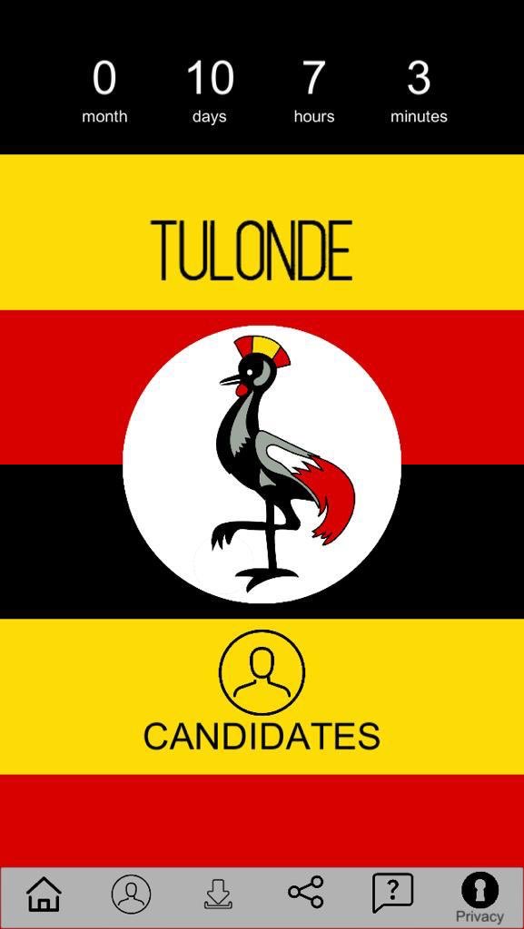 Uganda, who will be your next president? It’s 10 days to go! Together with @ImpactUnified we created Tulonde app to give you more information about the presidential candidates. #UgandaDecides2021 #UgVotes2021 #elections