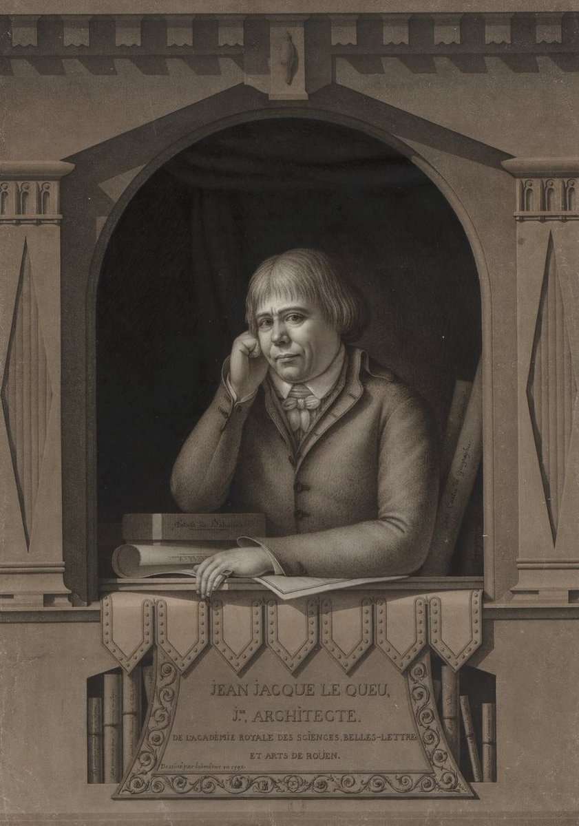 ArnaudSCHNHR's tweet image. 🔶THREAD : à la recherche de la sépulture de l'architecte Jean Jacques #Lequeu (1757-1826) ou comment bien utiliser les registres d'inhumation numérisés par les Archives de @Paris