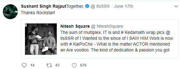 From 18th June 2018 (tweet from 17th June 2018)