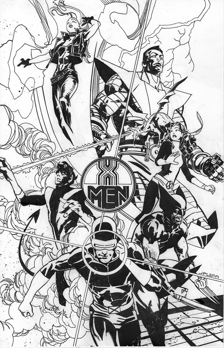 Brilliant 80s X-Men commission by the incomparable @johnpaulleon. Stunning is an understatement. #artlife #nightnurselove