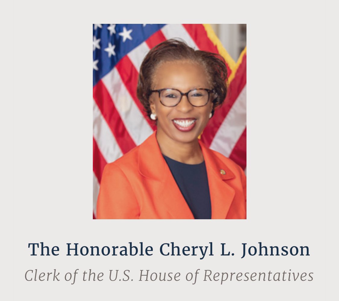 Christine Pelosi on Twitter "About House Clerk Cheryl Johnson, who