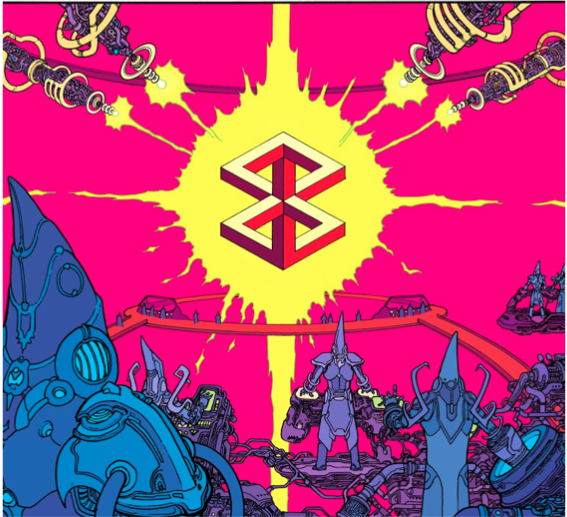 I remind you that Chris Burnham is a fucking amazing artist. Just look at the flatness of the aliens and their technology. Lest I not nod Nathan Fairbairn for his colors. The pink is especially delightful.