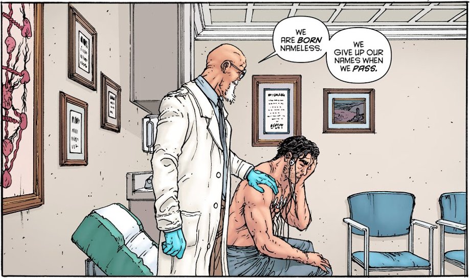 But it's nevertheless there. And it can't be unseen. To attempt to do so, as Nameless notes, is to let yourself open to bad ideas. Reactionary beliefs that there was such a thing as a golden age we've walked away from. If it looks sweet, it is. Don't question what you're seeing.