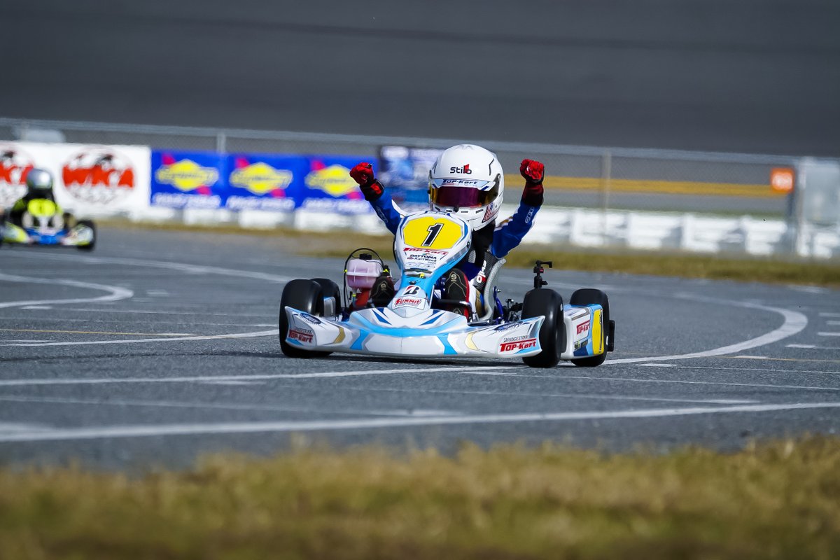 That winning feeling! 
topkartusa.net/top-kart-finis…

#RollBlue #TopKart #TopKartUSA #Comer #DriverDevelopment