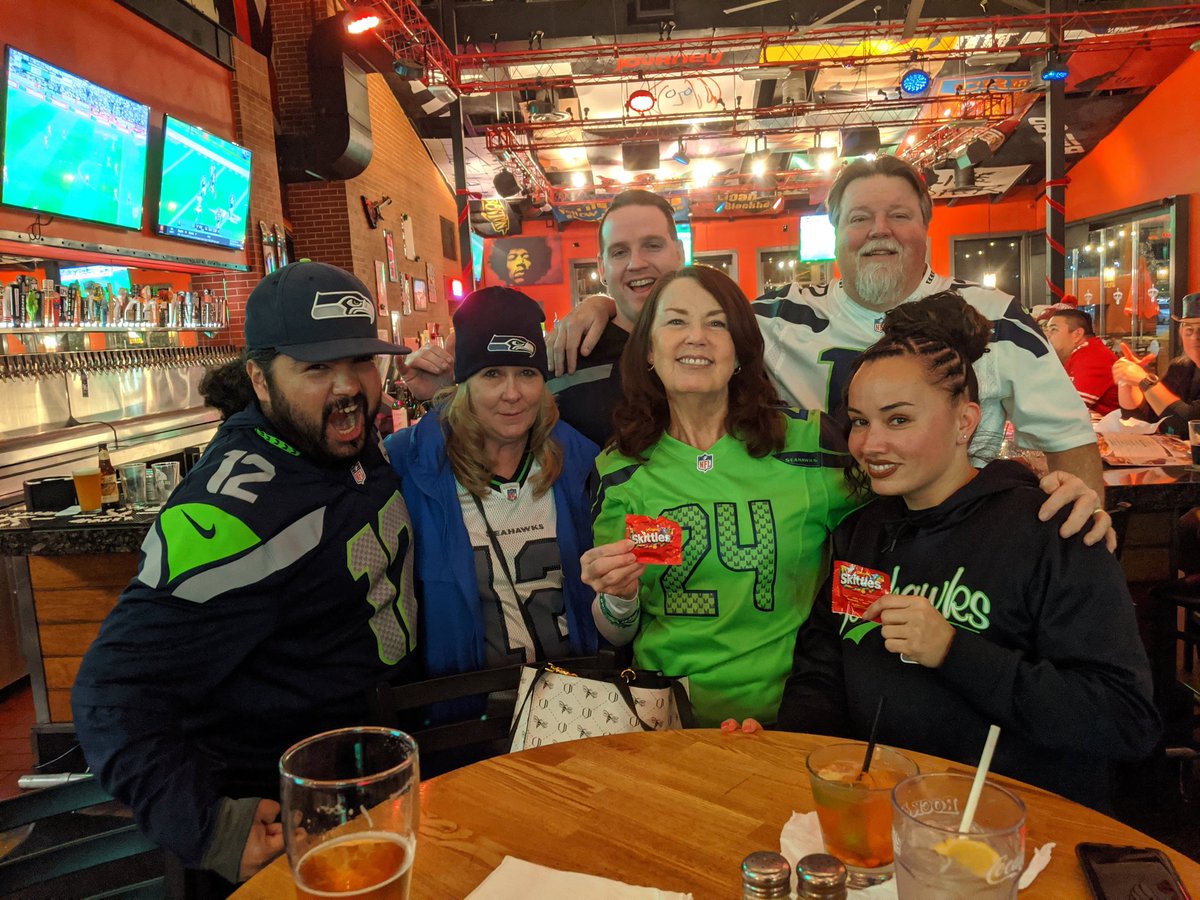 IESeahawks's tweet image. 49ers vs Seahawks game from last year. This was the Marshawn game hence the Skittles.