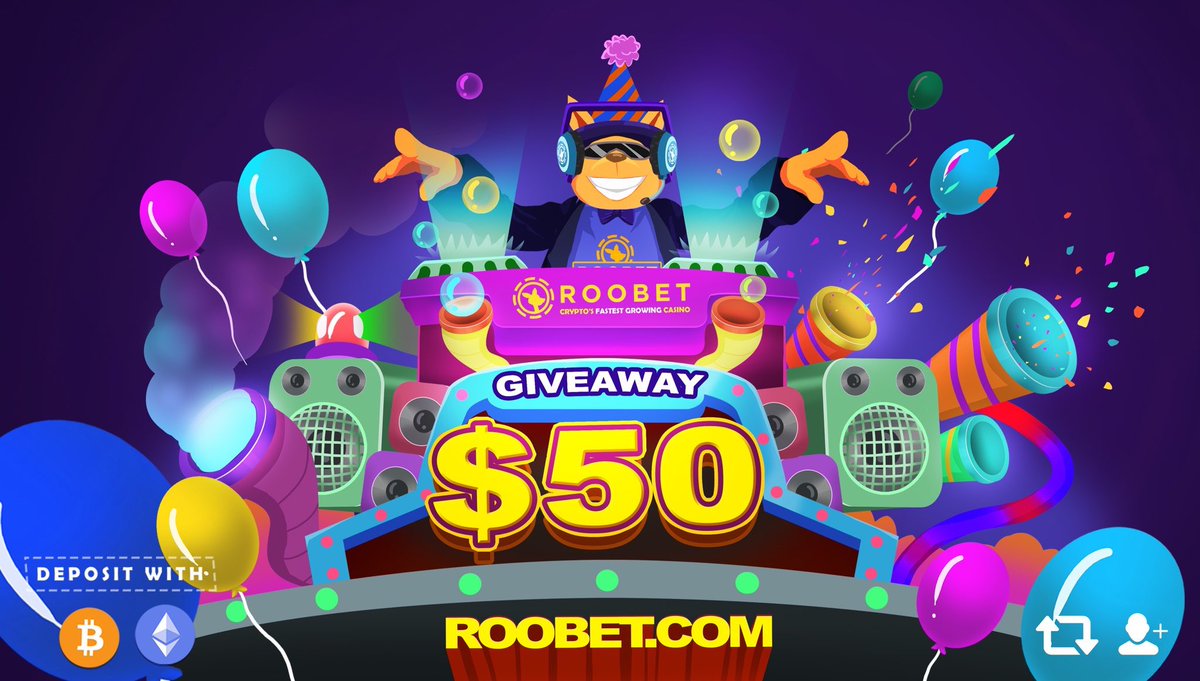 🟪ROOBET $50 GIVEAWAY🟪

🚀Like
🚀RT Tag 2
🚀Follow <a href="/onlyshanrrr/">shan</a> <a href="/Roobet/">Roobet</a> 

🔶ROLLING IN 48 hours🎉 1/5
roobet.com/?ref=shanrrr