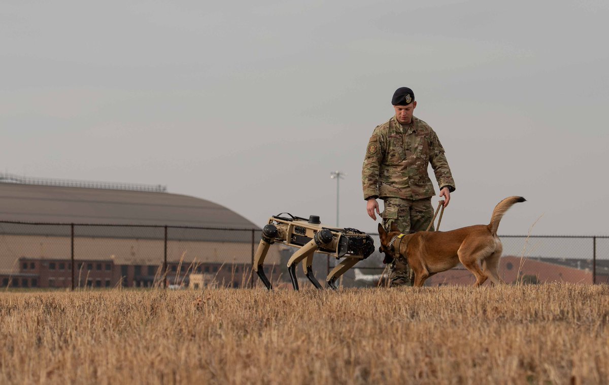 All byte, no bark

As a part of its 1-year pilot program, the Ghost Robotics Vision 60 visited @ScottAFB during an evaluation of the robot’s capabilities. It will help, but not replace, the real thing.

@USAF_ACC #InnovativeAF #ReadyAF #AimHigh

go.usa.gov/xAKMN