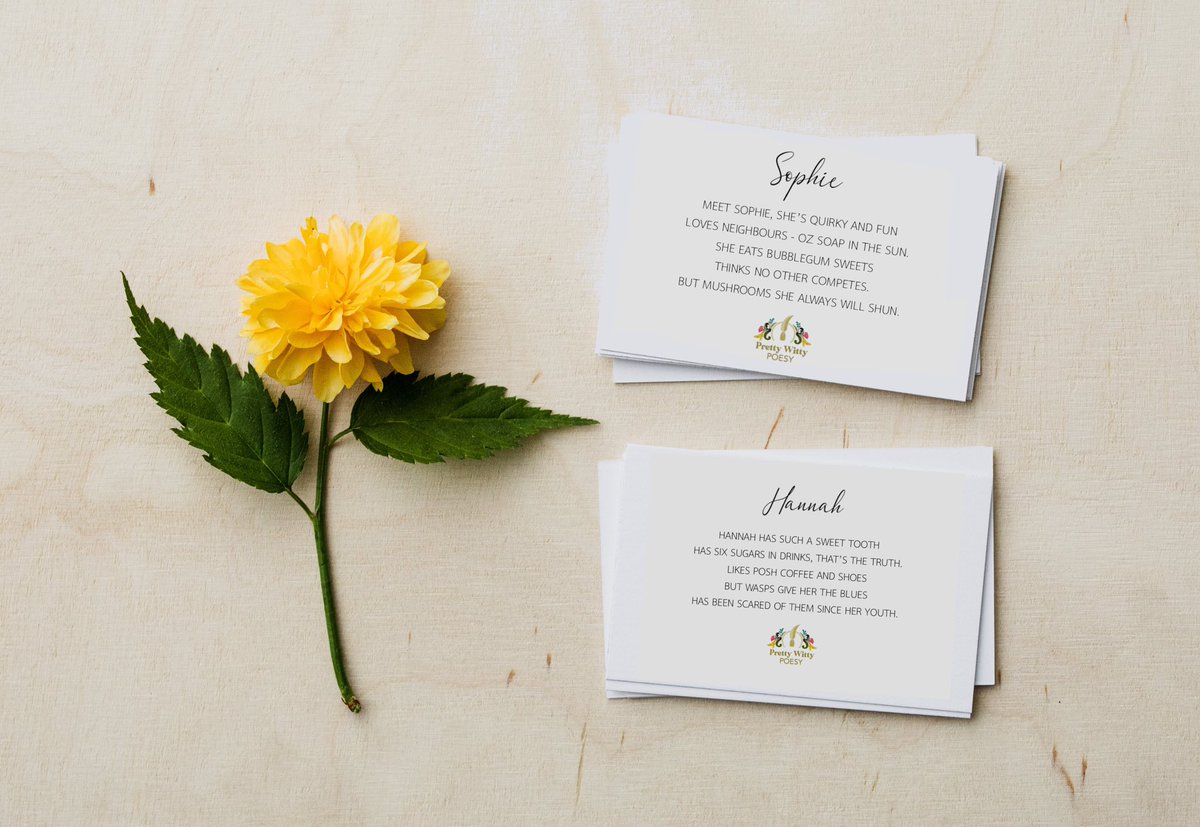 2021 is here - let’s celebrate in rhyme
And hope that Pretty Witty Poesy wins #SBS this time.
A family run biz we write and create
Poetry for people &amp; the times we love to celebrate! 
Birthdays, weddings, even our four legged friends
Are all inspiration for our wordsmiths’ pens!