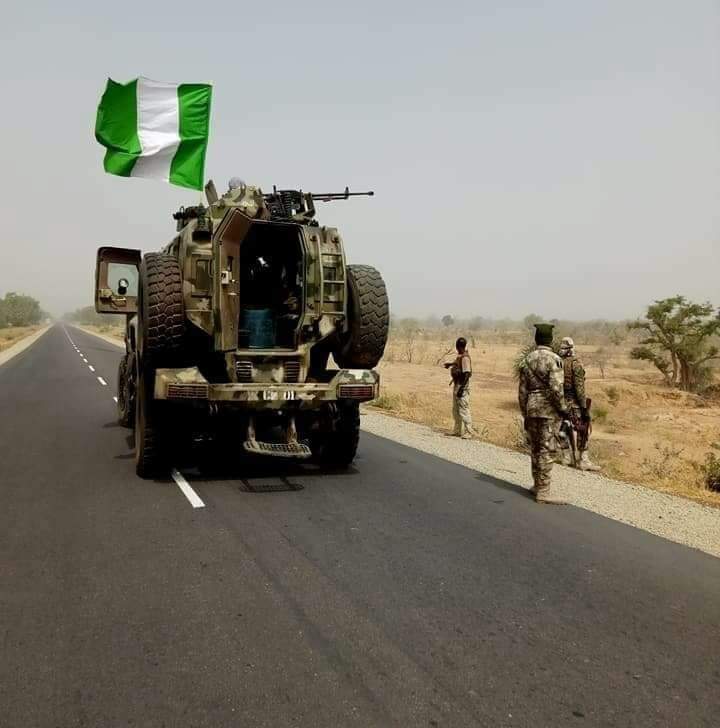 NINACOPNg's tweet photo. If you are proud of the Nigerian Army, quote this tweet with a word of  prayer for our gallant soldiers!
@HQNigerianArmy @DefenceInfoNG @NigeriaGov https://t.co/MOoHuWLRru