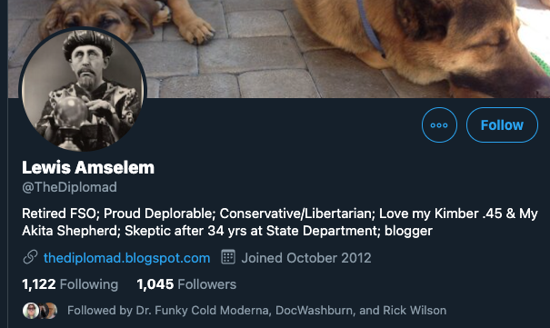 Not that it matters, but Lewis Amselem, the person who actually wrote the the "sacrifice a chicken to Moloch" line in the email, today describes himself as a "Proud Deplorable" and "Conservative/Libertarian."