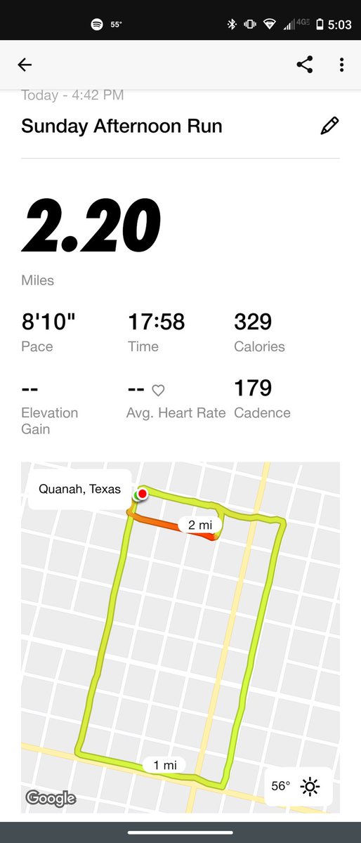 FrankAnguiano's tweet image. Back on the pavement today! #ComebackRun