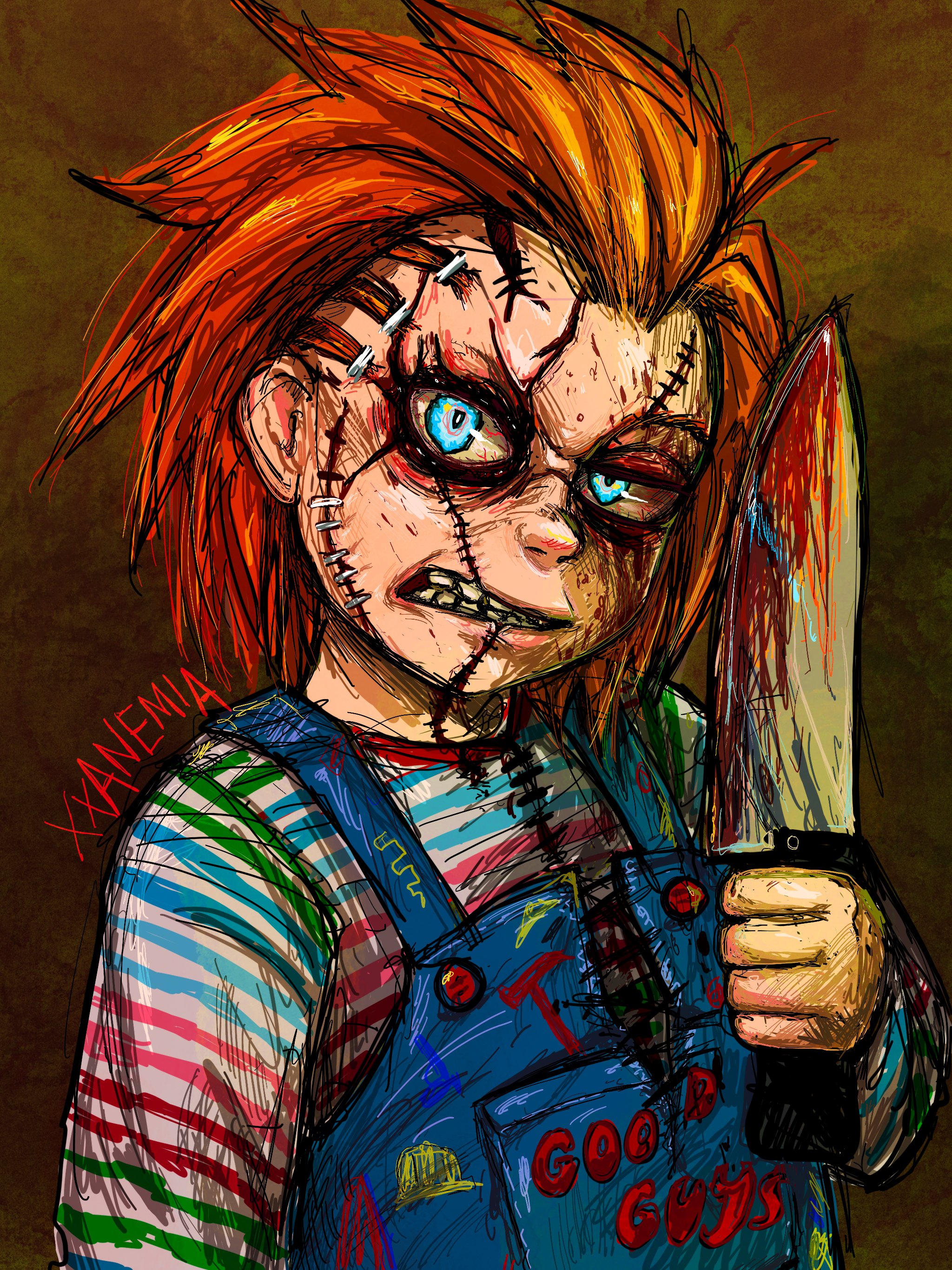 Anime top chucky doll