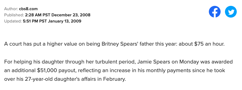 Along with granting the permanent conservatorship, Judge Reva Goetz increased the amount Britney's father would be paid from her estate, including back pay.  #FreeBritney