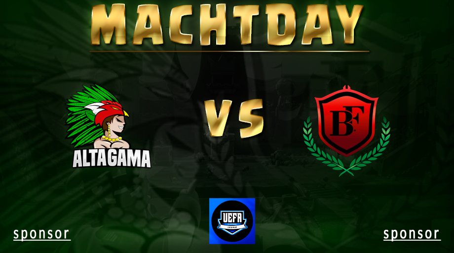 Hoy es una nueva oportunidad Para seguir sumando!
Venga muchachos logren la victoria!⚔️

👤CEO: @ag_loco

⚔️Players:
👤<a href="/aaron5cr/">Aaron Contreras</a> 
👤<a href="/SirfelipeC/">God SirFelipe</a> 
👤@DonVacilio_CR 
👤<a href="/SinuheGV/">Sinu :)</a> 
👤<a href="/Cris_Alex111/">AG I ☠️Cristian☠️</a> 
👤<a href="/OscarRome_Cr/">Oscar Romero</a> 
👤@UlisesM99470480

🕰️20:00🇲🇽

➡️@BlackFu82663846
🏆 @UefaClash