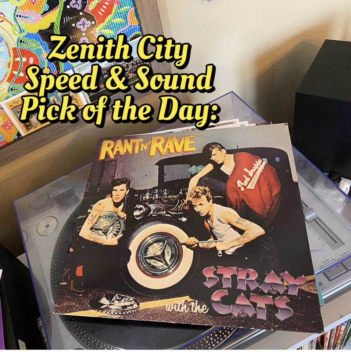 Pick of the Day: The Stray Cats Rant N' Rave(1983). The Stray Cats really capture the punk rockabilly side in this one. Rockabilly is definitely one of the key vibes of ZCSS. #zcssduluth #zcsspickoftheday #duluthmn #vinyl #vintage #duluthloveslocal #love #follow #music #instagood