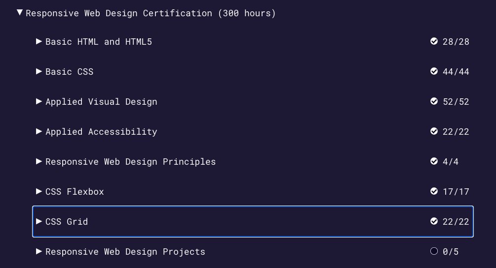 emdoescode's tweet image. Day 23 of #100DaysofCode

Finish the CSS Flexbox and CSS Grid challenges on @freeCodeCamp and can&apos;t wait to get stuck into the responsive web design projects next week! 🏆

#freeCodeCamp #WomenWhoCode