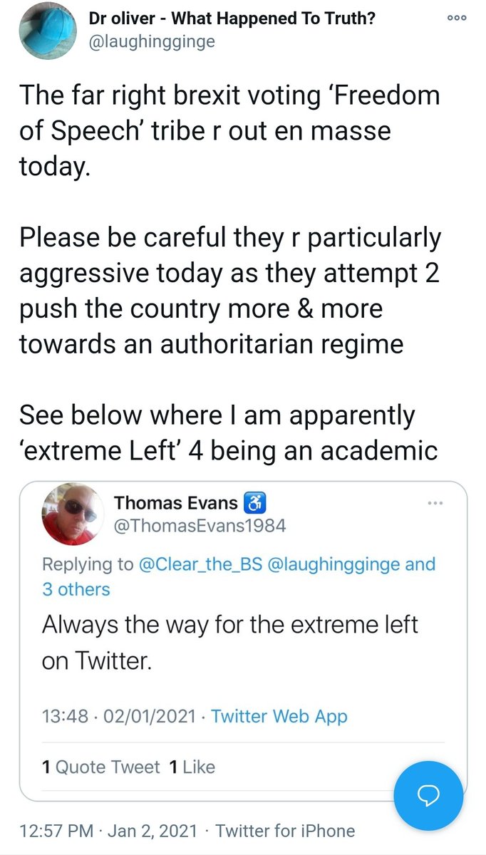 My Nazi accusations against him which Twitter seemed a suspendable offence 1.I do not think he is a Nazi, but my explanation was to serve fact that I believed him to have Fascist traits which he was never able to reflect on me.Please note his outrage for what he does himself.