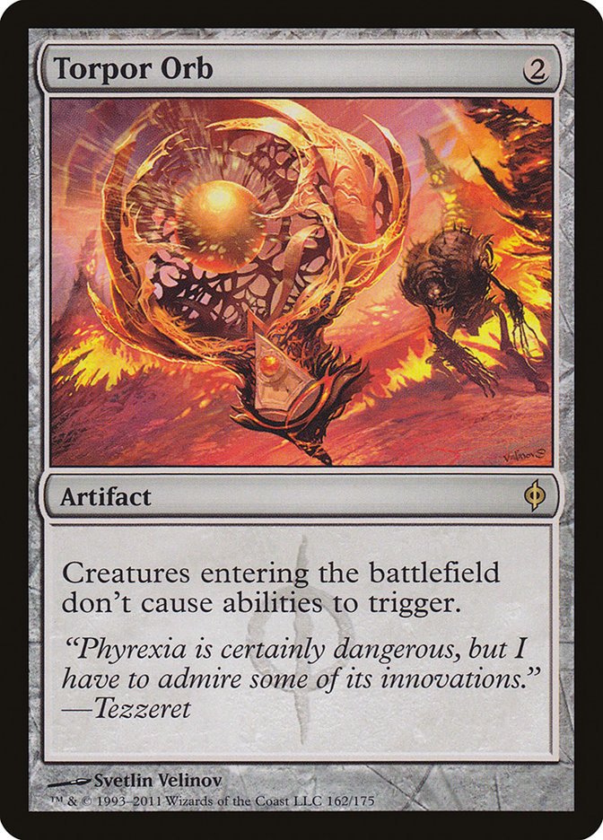 The other issue is that white shares this effect with artifacts, which also often set rules text. And in many cases, these artifacts are just as aggressively costed as the white cards.8/