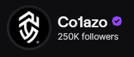 Co1azo's tweet photo. I know I just tweeted the 60k on twitter but the QUARTER MILLION takes precedent.  Thank you guys for rocking with me! this past year was unreal <3 https://t.co/JP2iF6U9WV