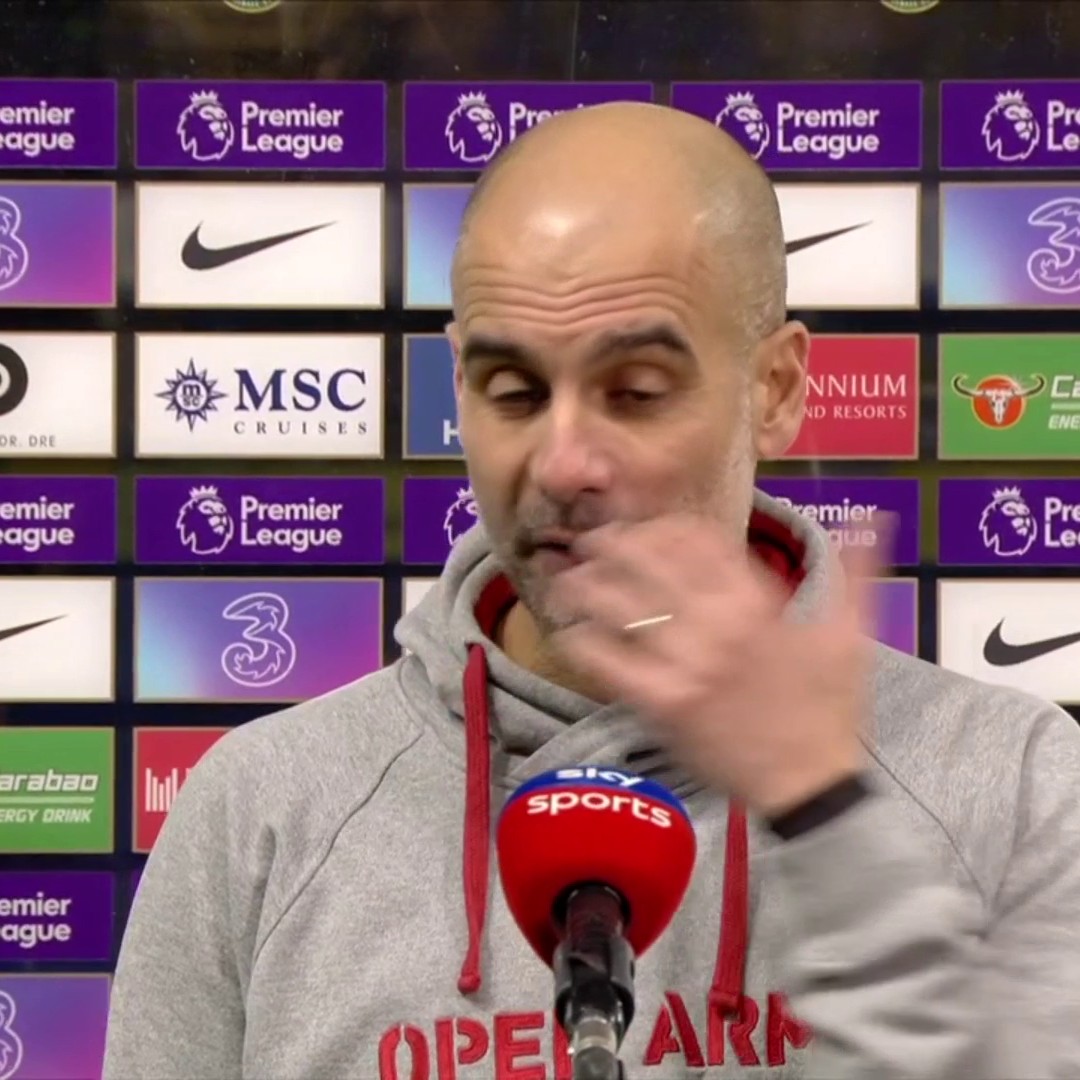 🗣 "I'm so proud. He can play up front in all four positions and he scored a fantastic goal."Pep Guardiola reacts to today's game and explains what he said to Phil Foden as he came off the pitch.Watch the reaction to Man City's win at Stamford Bridge 